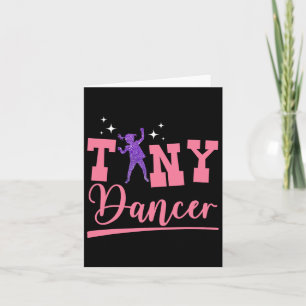 Tiny Dancer Schattigee Dans Kinder Dancing Workout Kaart