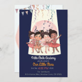 Tiny Dancers Overweging Uitnodigen – Custom Studio Kaart (Voorkant / Achterkant)