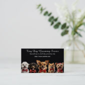 Tiny Dog Grooming Service Visitekaartje (Staand voorkant)