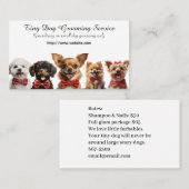 Tiny Dog Grooming Service Visitekaartje (Voorkant / Achterkant)