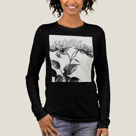 Tiny Fairy in een betoverde tuin Tri-Blend Shirt (Voorkant)