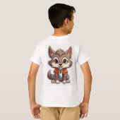 "Tiny Fangs: Schattig weerwolf T-shirt" T-shirt (Achterkant volledig)