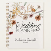 Tiny Floral Blooms Wedding Planner (Voorkant)