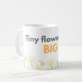 Tiny Flower Big Joy Daisy Mug (Devant gauche)