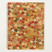 Tiny Flowers Chiyogami Planificateur (Devant)