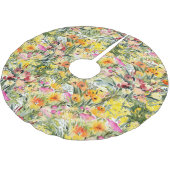 Tiny Flowers Field: heldere Waterverf. Kerstboom Rok (Gekanteld)