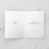 Tiny Flowers Happy 65th Birthday Kaart (Binnen)