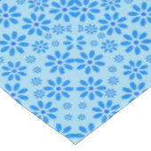Tiny Flowers Pattern.Blue 02.b LBlue BG Tafelkleed (Gekanteld)