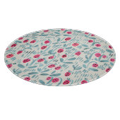 Tiny Flowers: Waterverf naadloos Snijplank (Hoek)