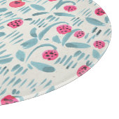 Tiny Flowers: Waterverf naadloos Snijplank (Hoek)