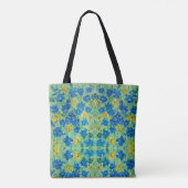 Tiny Forget-Me-Not Floral Canvas tas (Achterkant)