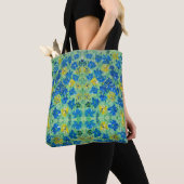 Tiny Forget-Me-Not Floral Canvas tas (Dichtbij)