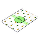 Tiny Golden Pineappels Notitieboek (Linkerzijde)