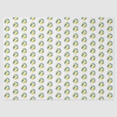 tiny green gold volleyballs pattern tissuepapier (Voorkant)