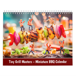 Tiny Grill Masters – Miniatuur BBQ-kalender Kalender