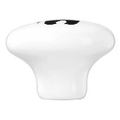 Tiny Happy Ninja Keramische Knop (Zijkant)