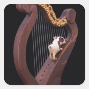Tiny Harp Klimmer Sticker