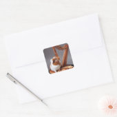 Tiny Harpist Guinea Pig – Artistic Sticker (Enveloppe)