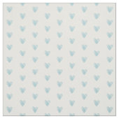 Tiny Hearts Pattern | Bleke Blauwgroen Aqua Stof (Swatch)