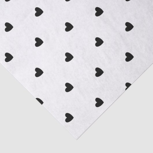 Tiny Hearts Valentijnsdag Tissuepapier (Detail)