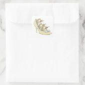 Tiny Hedgel Orchestra Vierkante Sticker (Tas)