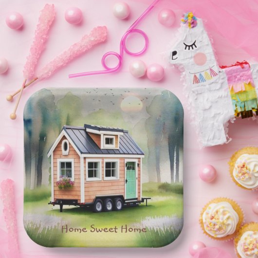 Tiny Home Housewarming Papieren Bordje (Feest)