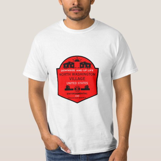 Tiny House Communities bewerkbaar T-shirt (Voorkant)
