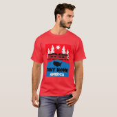 Tiny House Home Amerika T-shirt (Voorkant volledig)