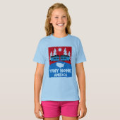 Tiny House Home Amerika T-shirt (Voorkant volledig)