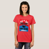 Tiny House Home Amerika T-shirt (Voorkant volledig)