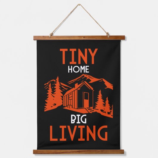 Tiny House Home Decor Hangend Wandkleed (Voorkant)