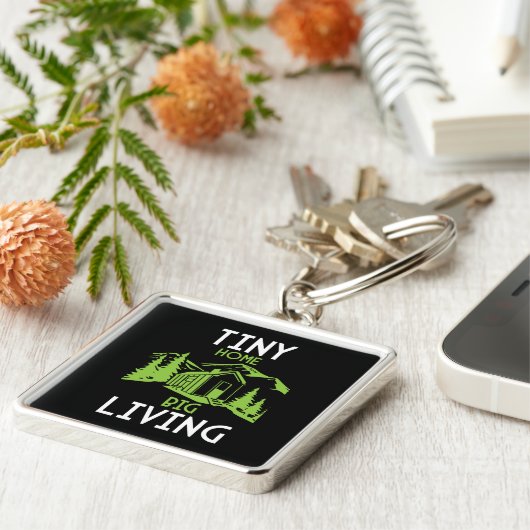 Tiny House Home Decor Sleutelhanger (Zijkant)