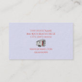 Tiny House on Wheels verhuur Visitekaartje (Achterkant)