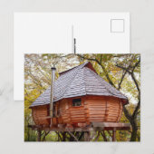 TINY HOUSE RUSTIC CABIN BRIEFKAARTEN (Voorkant / Achterkant)