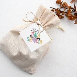 Tiny Human Shindig Schattigee Regenboog Kleur Favo Bedankjes Labels