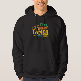 Tiny Human Tamer voegt koffieleraar carnaval toe Hoodie