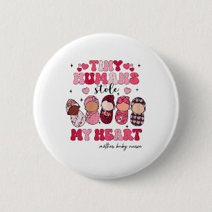 Tiny Humans houdt mijn hartmoeder tegen Nurse Vale Ronde Button 5,7 Cm
