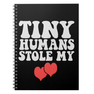 Tiny Humans Stole my Heart Pregnancy Valentijn Notitieboek
