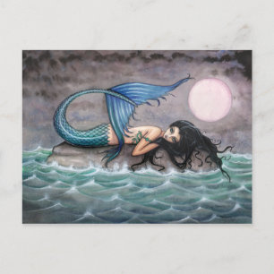 Tiny Island Mermaid Briefkaart