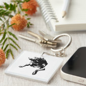 Tiny Keeper Tag, Lab Sleutelhanger (Voorkant Rechts)