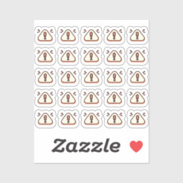 Tiny latte alert planner sticker