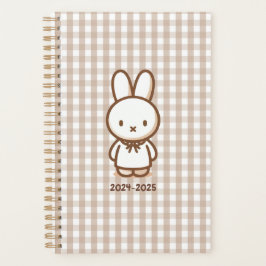 Tiny latte gingham planner