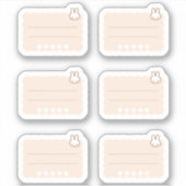 Tiny latte star ranking planner sticker (Voorkant)