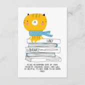 Tiny Library Informatiekaartje (Voorkant)