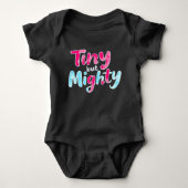 "Tiny maar Mighty" Schattige Brave Romper (Voorkant)