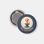 Tiny maar Mighty - Schattigee Dragon Magnet Magneet (Voorkant / Achterkant)