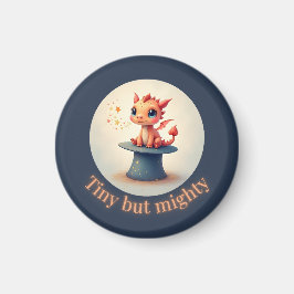 Tiny maar Mighty - Schattigee Dragon Magnet Magneet