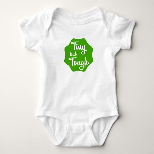 Tiny, maar Tough Dwarfism Baby Bodysuit (Voorkant)