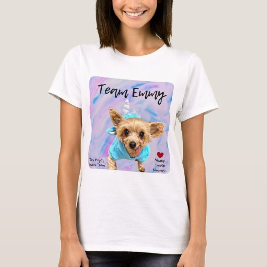Tiny Mighty Dream Team - Team Emmy Tshirt (Voorkant)