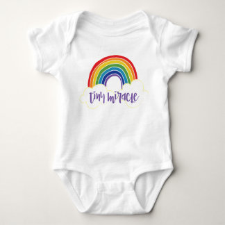 Tiny Mirakel Rainbow Baby Romper